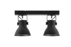 WALL LAMP 2 MATT BLACK 